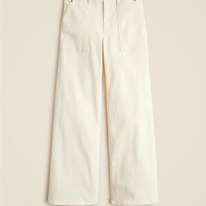 NWT J. Crew Petite Camp Pocket Wide Leg Jean